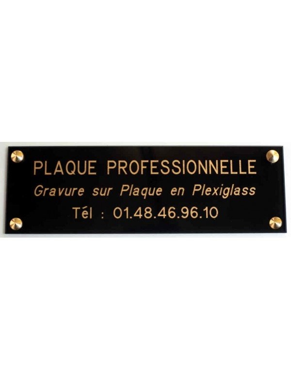 Plaque Professionnelle