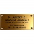 Plaque Médecin