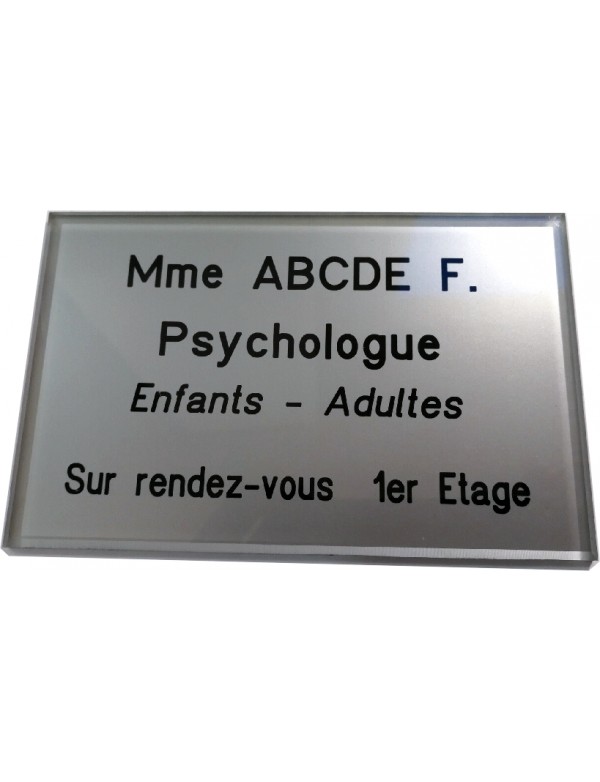 Plaque Psychologue