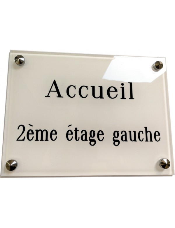 Plaque Signalétique