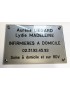 Plaque Cabinet Infirmières