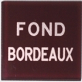 Plaque plexi bordeaux